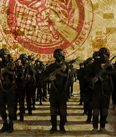 Gazan militias. Credit: Gazan militias Gazan militias