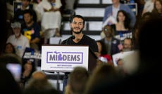 Abdul El-Sayed speaks a rally in Detroit, Michigan on August 7. Jewish Democrats say he has made significant outreach to the community, and are undeterred by political differences on Israel.