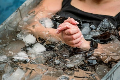 "We use ice baths and ear acupuncture, which also affect the vagus nerve. Ancient systems of healing, as well as much of the conventional treatment given to people with PTSD, work through the vagus nerve."