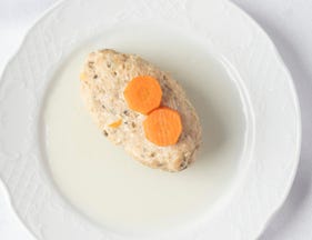 Gefilte fish at Tel Aviv's Keton restaurant, part of a family, urban and culinary mosaic.