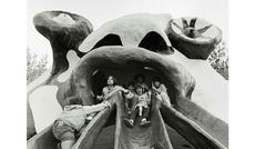"The Golem" ("The Monster"), by Niki de Saint Phalle, Kiryat Hayovel, 1985.