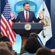 Vice President JD Vance speaks during a press briefing at the White House in Washington, Thursday. Credit: Mark Schiefelbein/AP Vice President JD Vance speaks during a press briefing at the White House in Washington, Thursday.