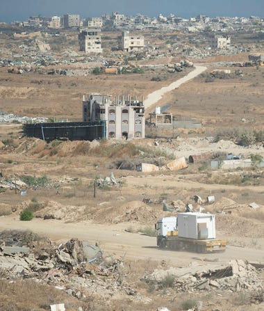 The Netzarim corridor in October 2024.David Bachar