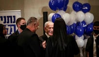 Netanyahu at a Likud party event, Tuesday.