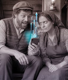 צילום: Shutterstock AI מנחם מנדל משתמש באפליקציית השקעות