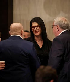 גואילי בהכרזת רשימת הליכוד, בשבוע שעבר. "הוא הבטיח להחזיר את כל החטופים, את רני, והוא החזיר", אמרה על נתניהו. צילום: איתי כהן גואילי בהכרזת רשימת הליכוד, בשבוע שעבר. "הוא הבטיח להחזיר את כל החטופים, את רני, והוא החזיר", אמרה על נתניהו