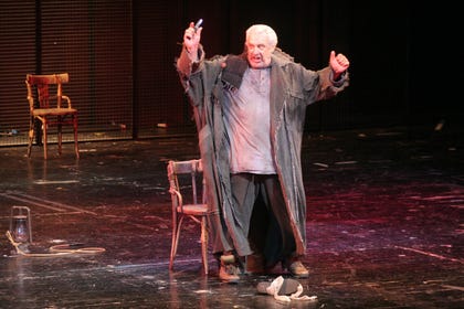 פולק בהצגה "המלך ליר", 2007. צילום: טלי שני פולק בהצגה "המלך ליר", 2007