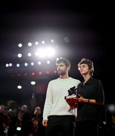 Directors Yuval Abraham and Rachel Szor receive the Special Jury Award for Naza during the closing ceremony of the 83rd Venice International Film Festival, Italy, September 12, 2026. Credit: Yara Nardi/ REUTERS Directors Yuval Abraham and Rachel Szor receive the Special Jury Award for Naza during the closing ceremony of the 83rd Venice International Film Festival, Italy, September 12, 2026.
