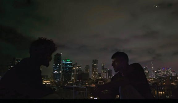 This image released by the Venice FIlm Festival shows a scene from NAZA, a documentary by The Guardian directed by Yuval Abraham and Rachel Szor. Credit: Venice Film Festival via AP This image released by the Venice FIlm Festival shows a scene from NAZA, a documentary by The Guardian directed by Yuval Abraham and Rachel Szor.