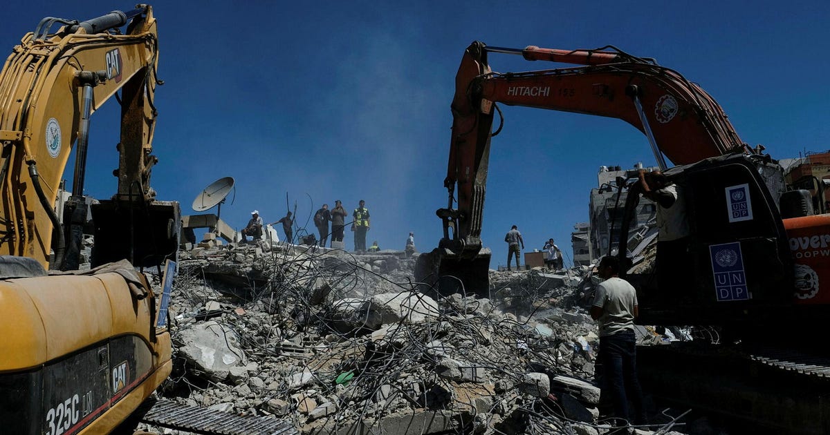 The collapse of a Gaza City building reflects Palestinians' reality: ...