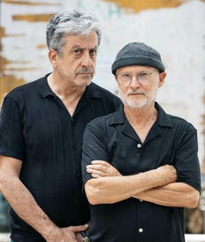 מנשה נוי ודב נבון. לא מפרקים את הבית. צילום: אבישג שאר-ישוב מנשה נוי ודב נבון. לא מפרקים את הבית