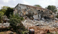 A house in Kibbutz Be'eri, in November 2023.
