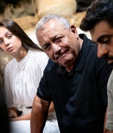 Gadi Eisenkot meets supporters in Jerusalem. Credit: Itay Cohen Gadi Eisenkot meets supporters in Jerusalem.