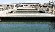 The Sorek desalination plant in central Israel, seen in April.