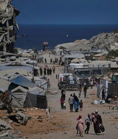 Gaza City, last month. It's easier for many Israelis to ignore what the military did in the enclave during the war. Credit: Jehad Alshrafi/AP Gaza City, last month. It's easier for many Israelis to ignore what the military did in the enclave during the war.