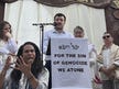 Palestinian activist Mahmoud Khalil at Yom Kippur event: ‘May god hold Israel...