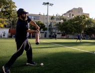 אימון בייסבול בשכונת בקעה, ירושלים