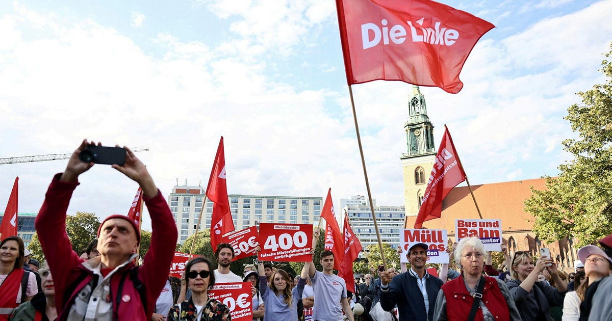 150 Berlin Jews, Israelis back Left-led government, rejecting Israel's antisemitism claim