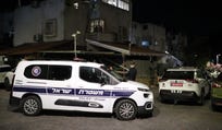 Police respond to an emergency in central Israel in this file photo.