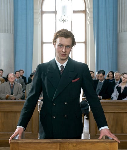 Nils Arztmann stars as Bruno Kreisky, Austria's first Jewish chancellor, in a still from "Bruno: The Young Kriesky."