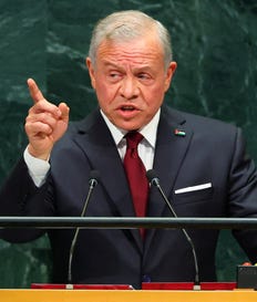 Jordan's King Abdullah II addresses the 81st United Nations General Assembly at UN headquarters in New York City, US, September 22, 2026.