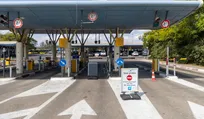 Parking lot closed at Ben Gurion Airport, earlier this week.