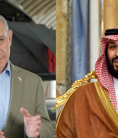 Israeli Prime Minister Benjamin Netanyahu and Saudi crown prince Mohammed bin Salman. Credit: Maayan Toaf / GPO, Mandel Ngan / Pool / Reuters Israeli Prime Minister Benjamin Netanyahu and Saudi crown prince Mohammed bin Salman.