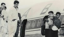 Ehud Barak after the Israeli operation to retake the Sabena plane at Lod Airport in 1972.