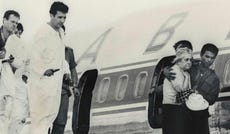 Ehud Barak after the Israeli operation to retake the Sabena plane at Lod Airport in 1972.