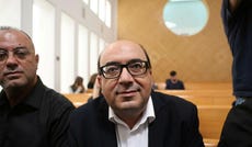 Sami Abu Shehadeh at Israel Supreme Court on Thursday.