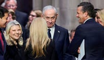 Israeli Prime Minister Benjamin Netanyahu attending a funeral service for late U.S. Senator Lindsey Graham at a cathedral in Washington in July. Credit: Evelyn Hockstein/Reuters Israeli Prime Minister Benjamin Netanyahu attending a funeral service for late U.S. Senator Lindsey Graham at a cathedral in Washington in July.