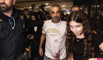 Yaniv Hayoun, one of the passangers to rush the cockpit during the flydubai attempted hijacking, after landing in Israel.