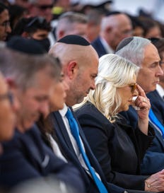 הטקס לציון שלוש שנים לטבח, היום בירושלים. צילום: אוליבייה פיטוסי הטקס לציון שלוש שנים לטבח, היום בירושלים