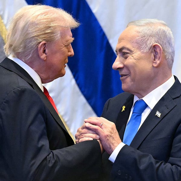 U.S. President Donald Trump embracing Prime Minister Benjamin Netanyahu at the Knesset in Jerusalem on October 2025. Credit: Saul Loeb/AP U.S. President Donald Trump embracing Prime Minister Benjamin Netanyahu at the Knesset in Jerusalem on October 2025