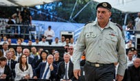 IDF Chief of Staff Eyal Zamir at the October 7 state ceremony at Mount Herzl in Jerusalem earlier this month.