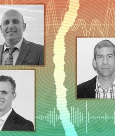 פרופ' חגי איזנברג (מימין), ליאב ג'ורג'י (למעלה) ואביהוד בן־ארי. צילום: Kidung Paripurna/Oleksandr Poliashenko/Gusense/SkillUp/Robert Adrian Hillman - Shutterstock; עיבוד: אורן אימגור פרופ' חגי איזנברג, ליאב ג'ורג'י ואביהוד בן־ארי