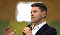 Texas Democratic Senate candidate James Talarico in Dallas, on Wedesday, Sept. 9, 2026