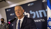 גנץ במסיבת עיתונאים, הערב