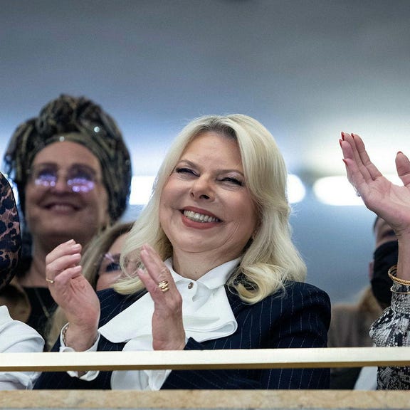 Sara Netanyahu at the Mercaz Harav yeshiva in Jerusalem last May. The first thing she told me was that "they don't sufficiently appreciate what my husband and I do for the country.". Credit: Itay Cohen Sara Netanyahu at the Mercaz Harav yeshiva in Jerusalem last May. The first thing she told me was that "they don't sufficiently appreciate what my husband and I do for the country."