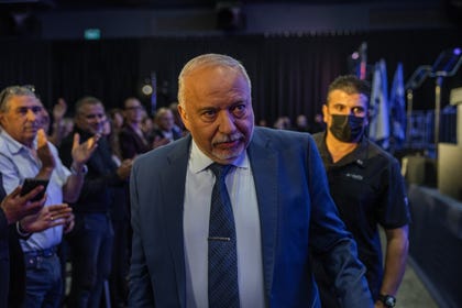 ליברמן באירוע בחירות של ישראל ביתנו, בחודש שעבר