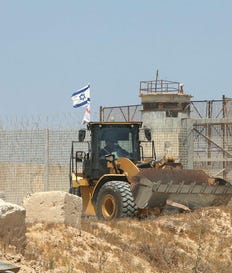 Israel's border with Gaza, earlier this week. Credit: Eliahu Hershkovitz Israel's border with Gaza, earlier this week.
