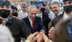 נתניהו ברמלה, אתמול. לטענתו, יש "ידיעות מודיעיניות שאיראן וגרורותיה רוצים לנסות להשפיע על הבחירות"