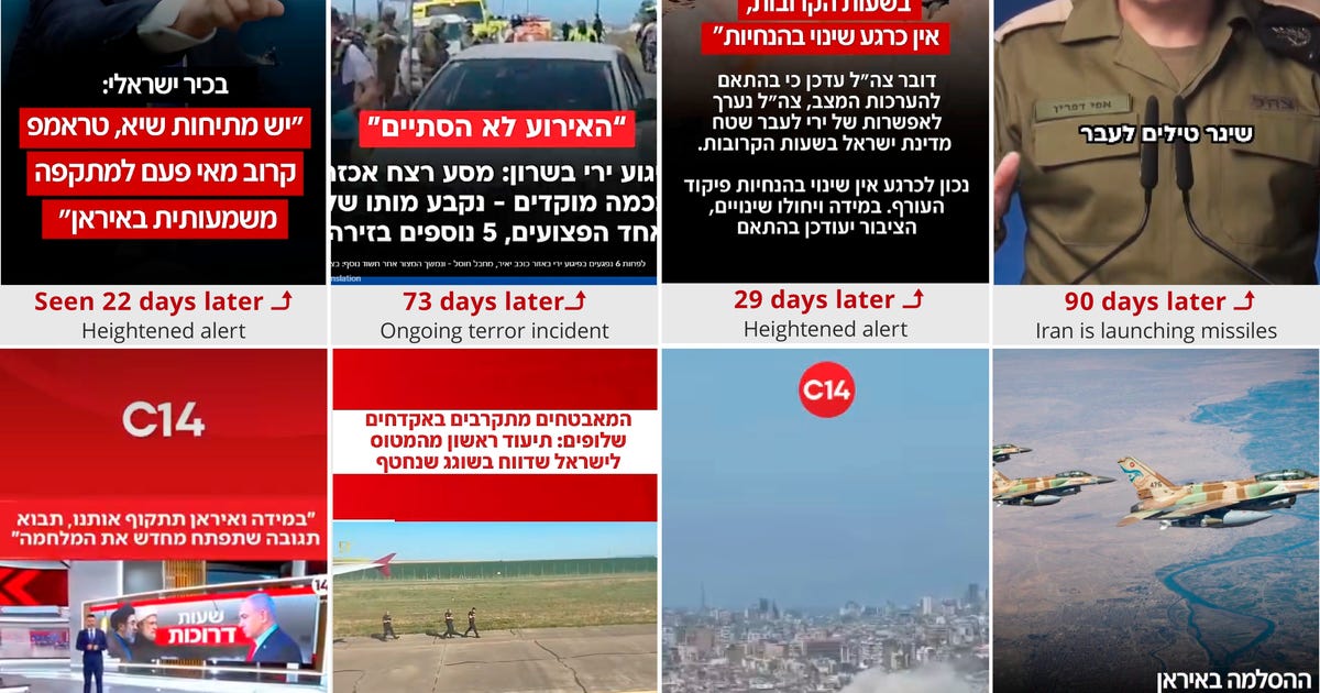 'Missiles From Iran': Facebook, TikTok and Instagram Feed Us Scary News From the Past