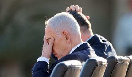 Prime Minister Benjamin Netanyahu at the graduation ceremony for IDF officers at Bahad 1, officers' training school, Wednesday. Credit: Ilan Assayag Prime Minister Benjamin Netanyahu at the graduation ceremony for IDF officers at Bahad 1, officers' training school, Wednesday.