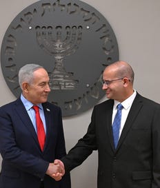 גופמן ונתניהו, ביוני. צילום: חיים צח / לעמ גופמן ונתניהו, ביוני