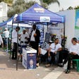 קלפי בקריית מלאכי. אפשר להרגיש שינוי מסוים באווירה