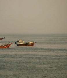 Vessels at the Strait of Hormuz, as seen from Musandam, Oman, earlier this month. Credit: Stringer/Reuters Vessels at the Strait of Hormuz, as seen from Musandam, Oman, earlier this month.